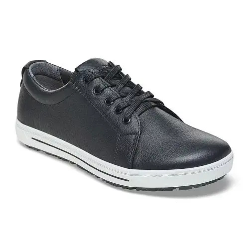 Birkenstock Qo500 Black Leather Sneaker – Men’S Size 11–11.5 1