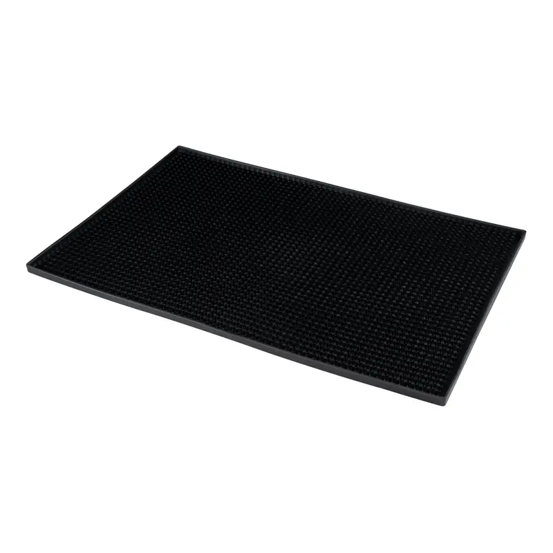 Black Bar Mat – 12" X 18", Spill-Stop Absorbent Surface 1