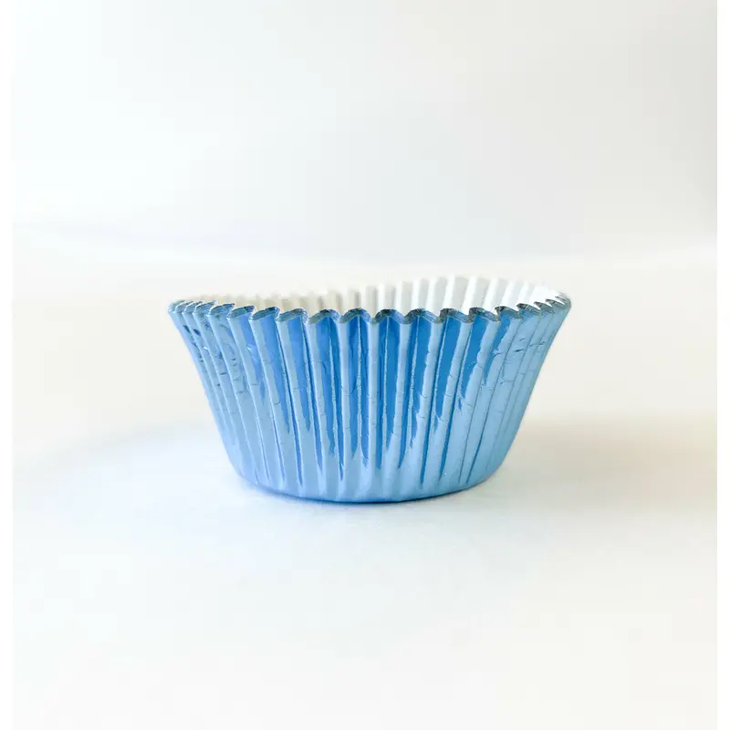 Blue Foil Cupcake Liners – 2" Diameter, Premium 40 Gsm, 500-Pack (U5130) 1