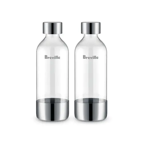 Breville Infizz 1L Carbonated Beverage Bottles (2-Pack) 1