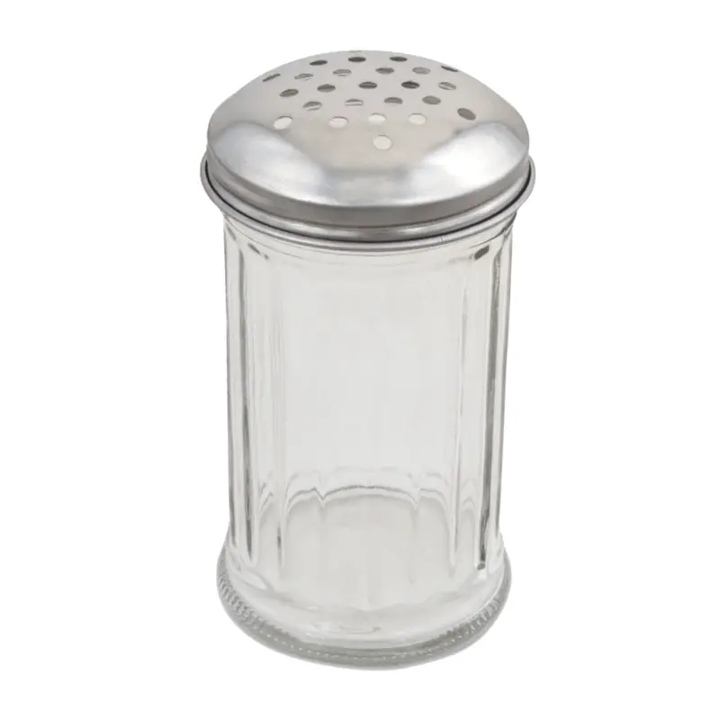 Browne 12-Ounce Cheese Shaker Set – 12-Pack, Plastic Body With Stainless Steel Lid, Final Sale 1