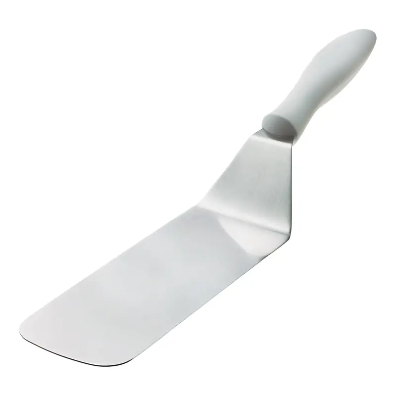 Browne 3" X 8" Flexible Turner With White Handle 1