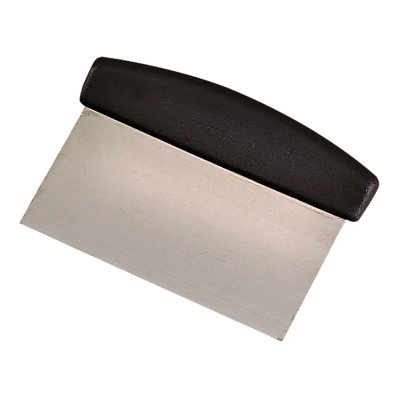 Browne 4" X 6" Dough Scraper Featuring Non-Slip Black Handle 1