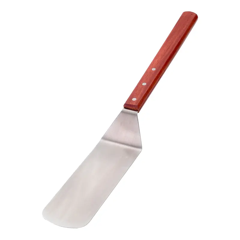 Browne 8" Flexible Turner With Wood Handle 1