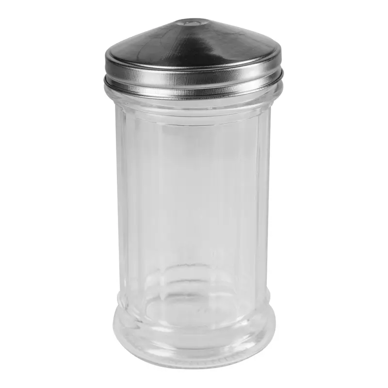 Browne Center-Pour Sugar Dispenser – 12 Oz Glass Bottle (12-Pack) 1