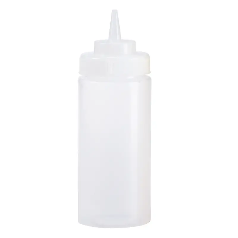 Browne Clear Wide-Mouth Squeeze Bottle – 32 Oz Capacity 1