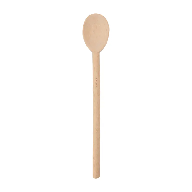 Browne Deluxe Solid Wooden Spoon – 12" Beechwood 1