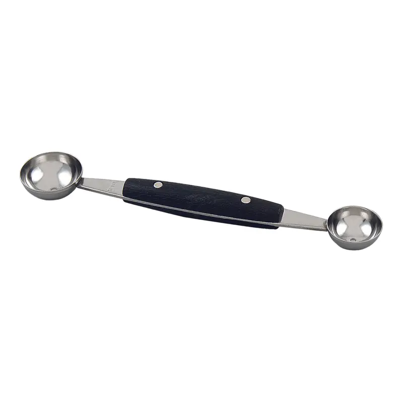 Browne Dual-Scoop Melon Baller – 7-Inch Tool With 1" And 1.25" Stainless Scoops, Plastic Handle 1