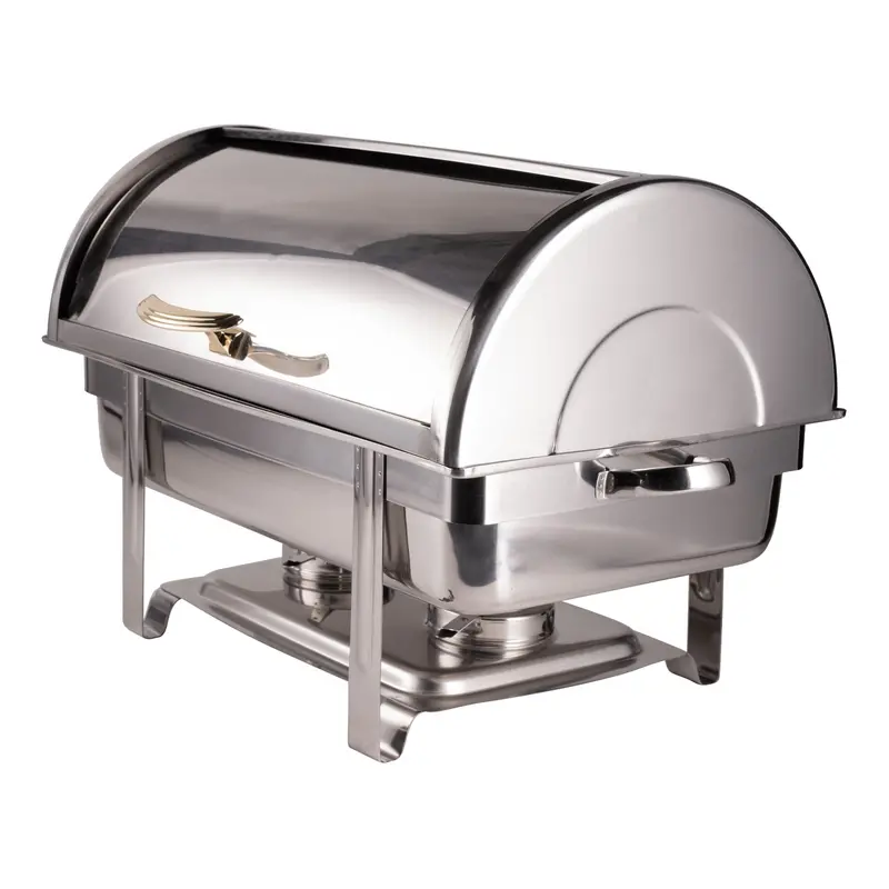 Browne Economy Roll-Top Rectangular Chafer – Stainless Steel Build 1