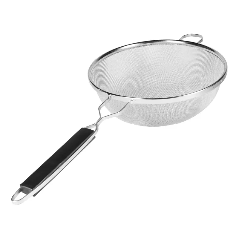 Browne Fine-Mesh Stainless Steel Strainer With Comfort Grip Plastic Handle 5