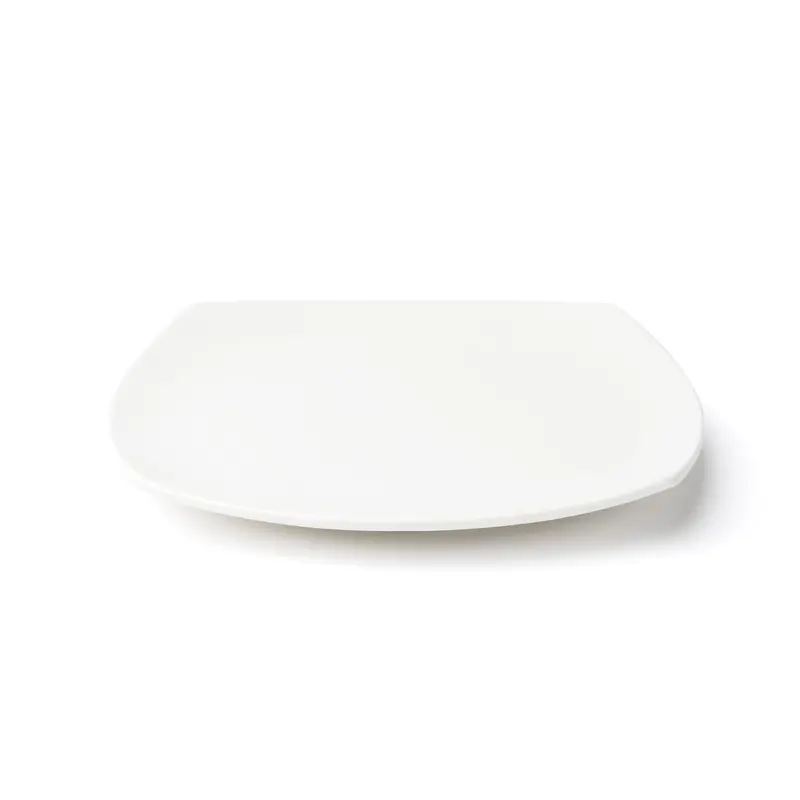 Browne Foundation 8.5 Inch White Rounded Square Coupe Plate – 36-Count 1
