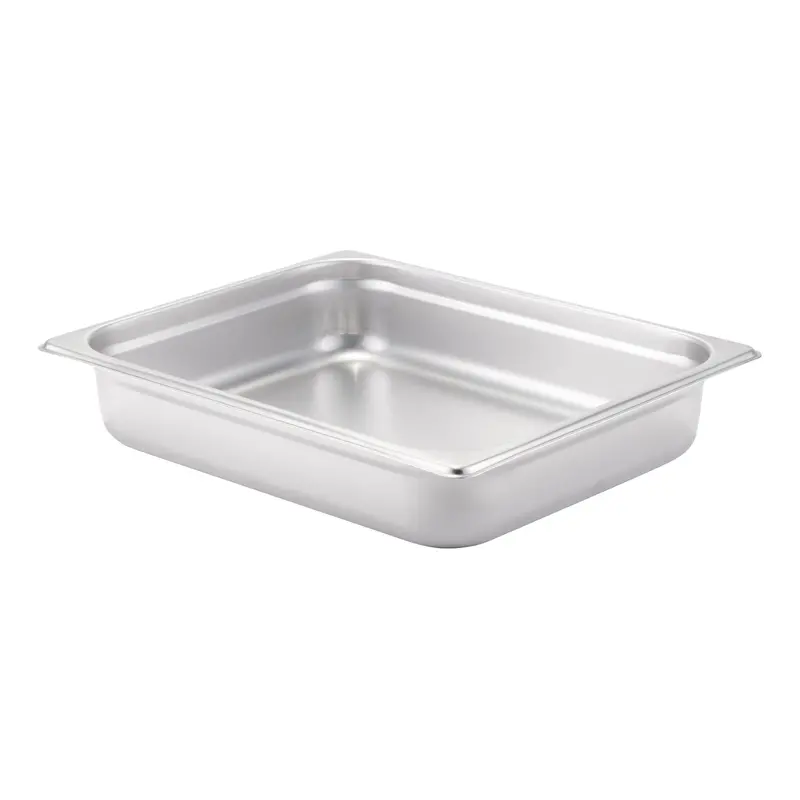 Browne Half-Size 24-Gauge Stainless Steel Food Pan 1