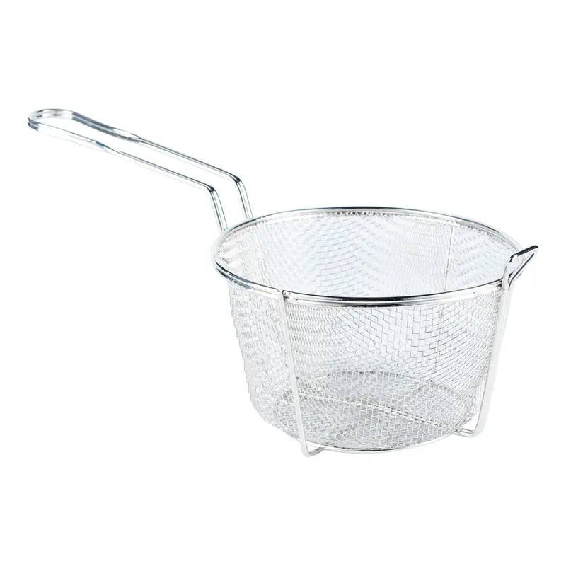 Browne Medium-Mesh Round Wire Fry Basket 1