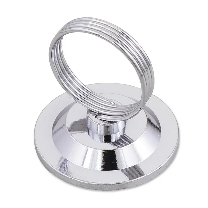 Browne Nickel-Plated Flat-Base Card Holder – 2.3-Inch Low-Profile Stand 1
