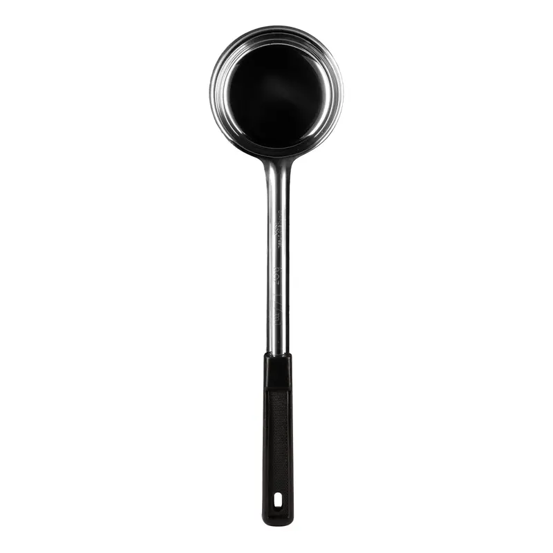Browne Spoodle Portion Control Scoop – Black Handle, 6 Oz Capacity 1