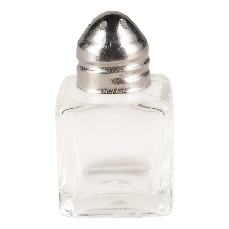 Browne Square 0.5 Oz Glass Salt & Pepper Shaker – 24-Pack 1