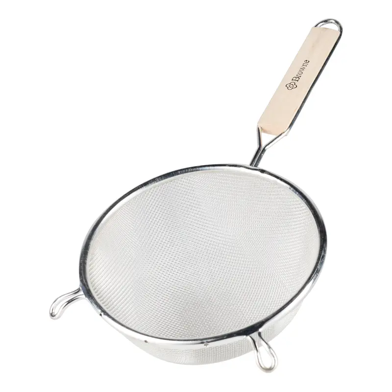 Browne Wood-Handle Single-Layer Fine Mesh Strainer 2