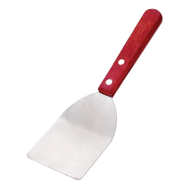 Browne Wood-Handled Utility Spatula – 3.5" X 2" Blade 1