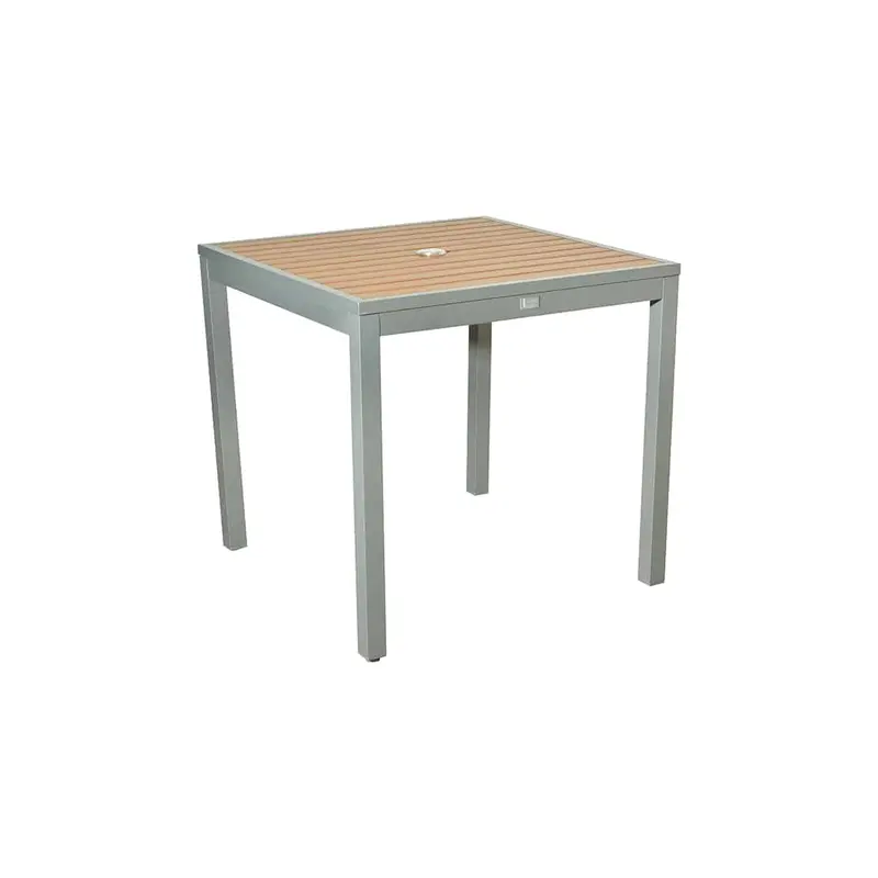 Bum Furniture Marco Polywood Dining Table – 32" X 32" Aluminum-Frame 1