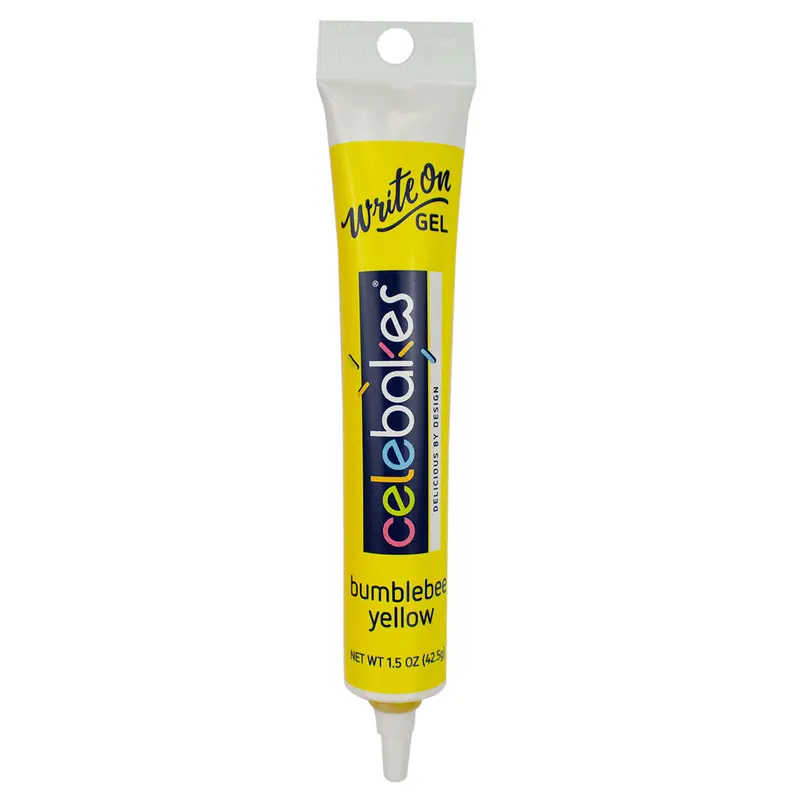 Bumblebee Yellow Edible Write-On Gel – 1.5 Oz 1
