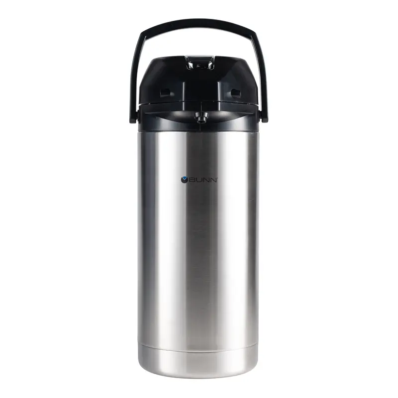 Bunn 128-Ounce Lever-Action Insulated Airpot Server – Stainless Steel 1