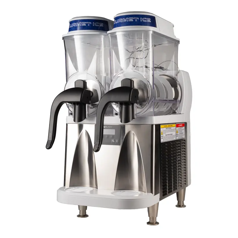 Bunn 58000.6000 Ultra Nx Frozen Beverage Dispenser — Dual Bowl, White & Stainless Steel, 120V 1