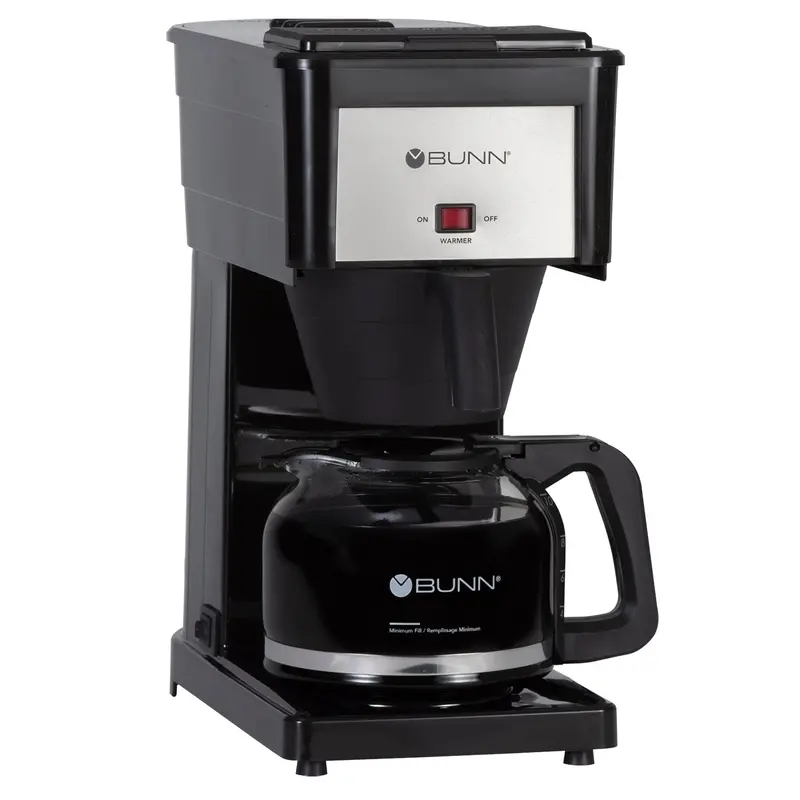 Bunn Bx Speed Brew Classic Glass Carafe Coffee Maker — 10-Cup Brew Station, Black & Stainless Steel 1