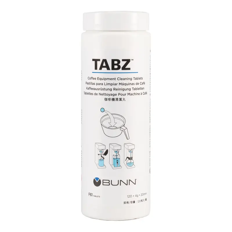 Bunn Tabz Coffee Equipment Cleaner – Bulk Tablet Pack 1