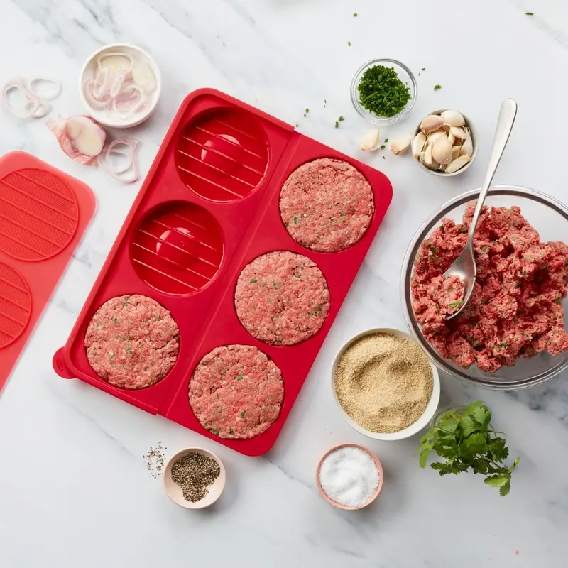 Burger Mold Fold'N Freeze Patty Shaper 1