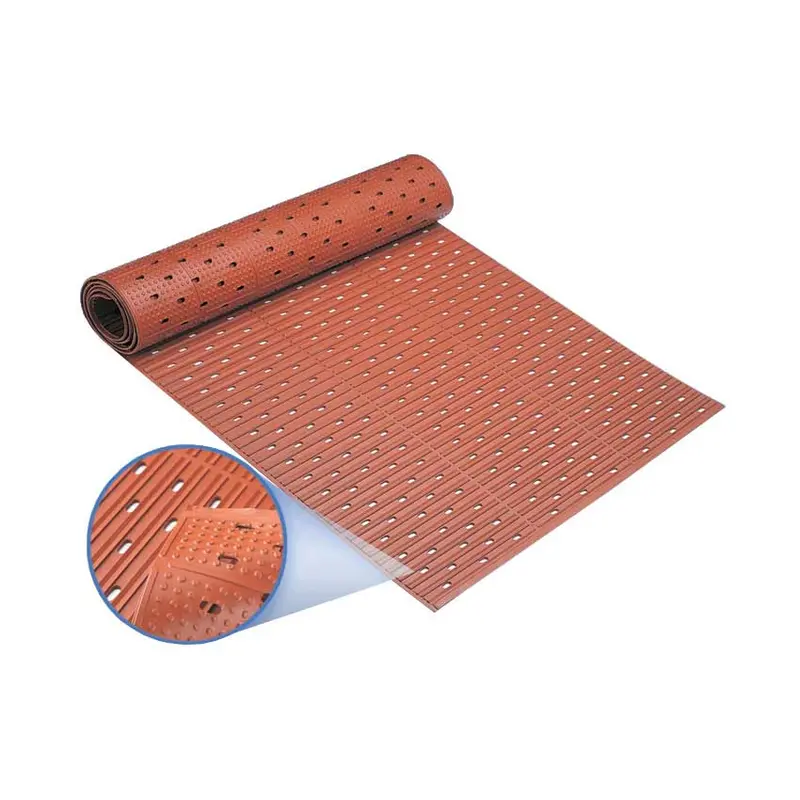 Cactus Mat 1631M-T39 Reversible Ni-Rib Floor Runner – Red, 3' X 9' 1