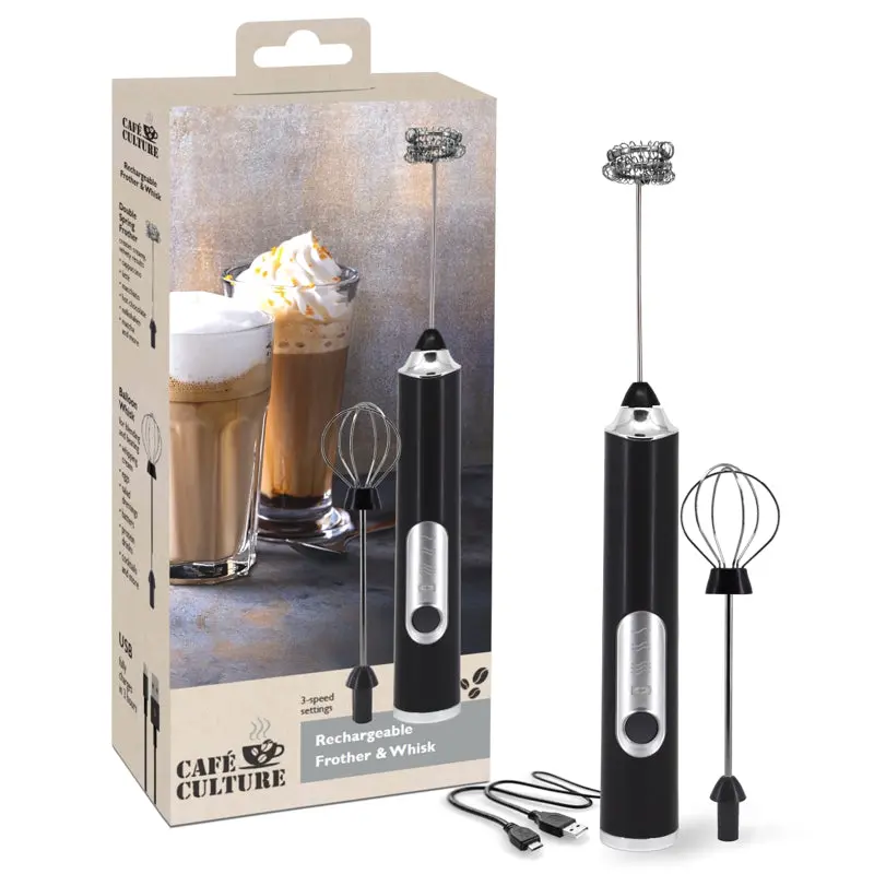 Café Cult Electric Milk Frother For Lattes & Cappuccinos 1