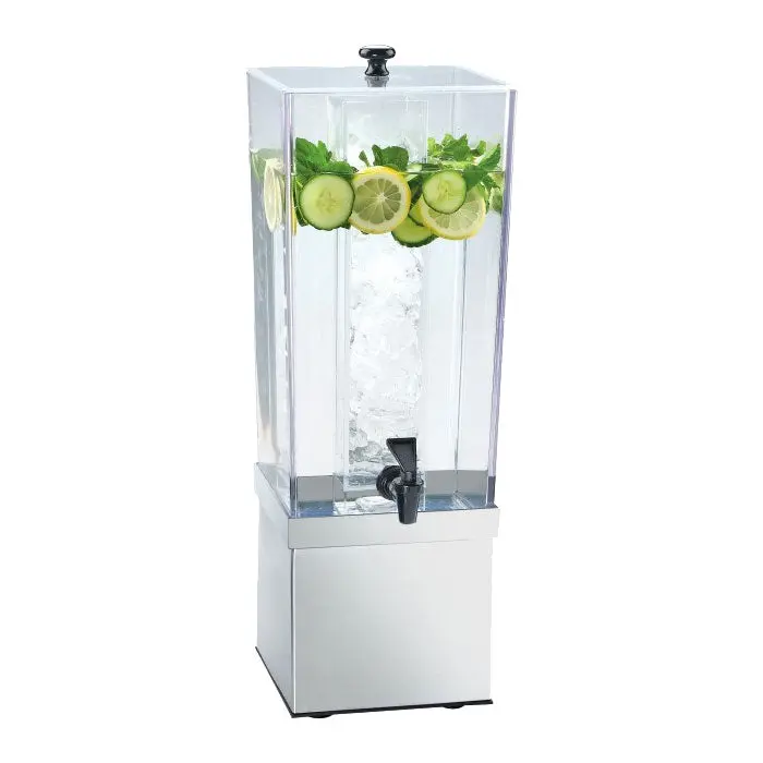Cal-Mil Stainless Steel Ice Chamber Beverage Dispenser – 3-Gallon Capacity 1