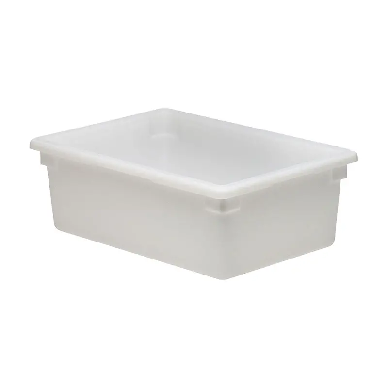 Cambro 182615P148 White 22-Gallon Full-Size Poly Food Box 1