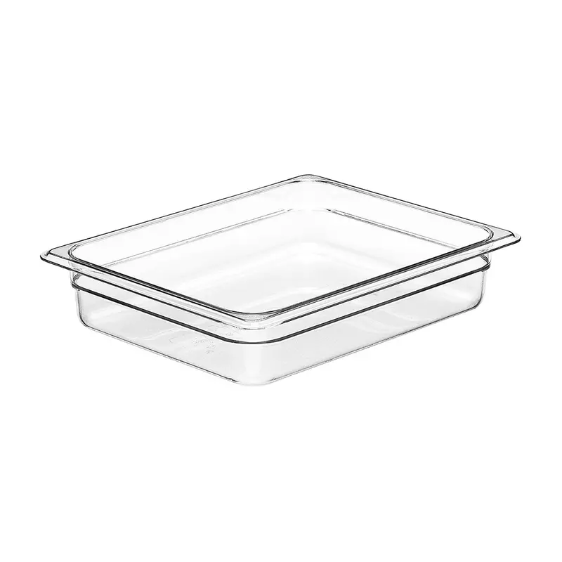Cambro 22Cw135 1/2-Size Clear Camwear Food Pan – 2.5-Inch Depth 1