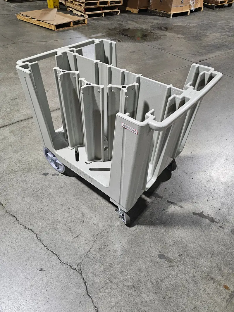 Cambro Adjustable Dish Caddy – Grey Heavy-Duty Transport System (Scratch & Dent) 1