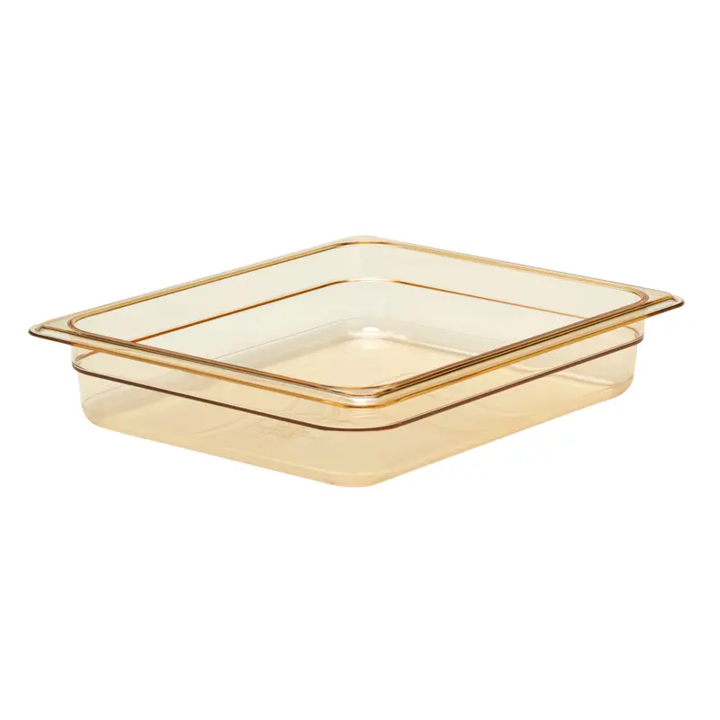 Cambro Amber High-Heat Half-Size Food Pan 1