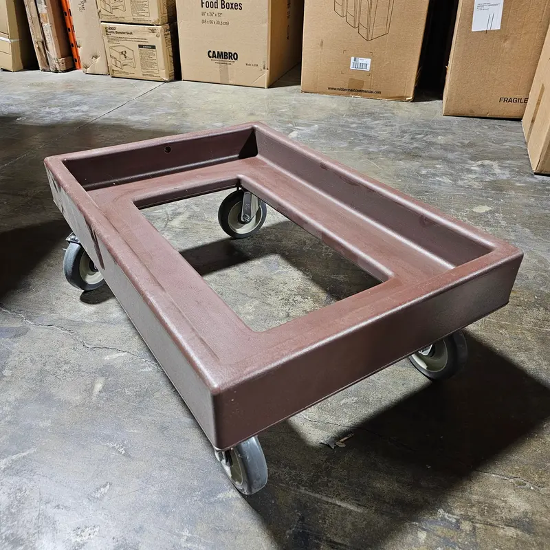 Cambro Camdolly Transport Dolly For Food Carriers – Brown – Slightly Scratched Unit 1