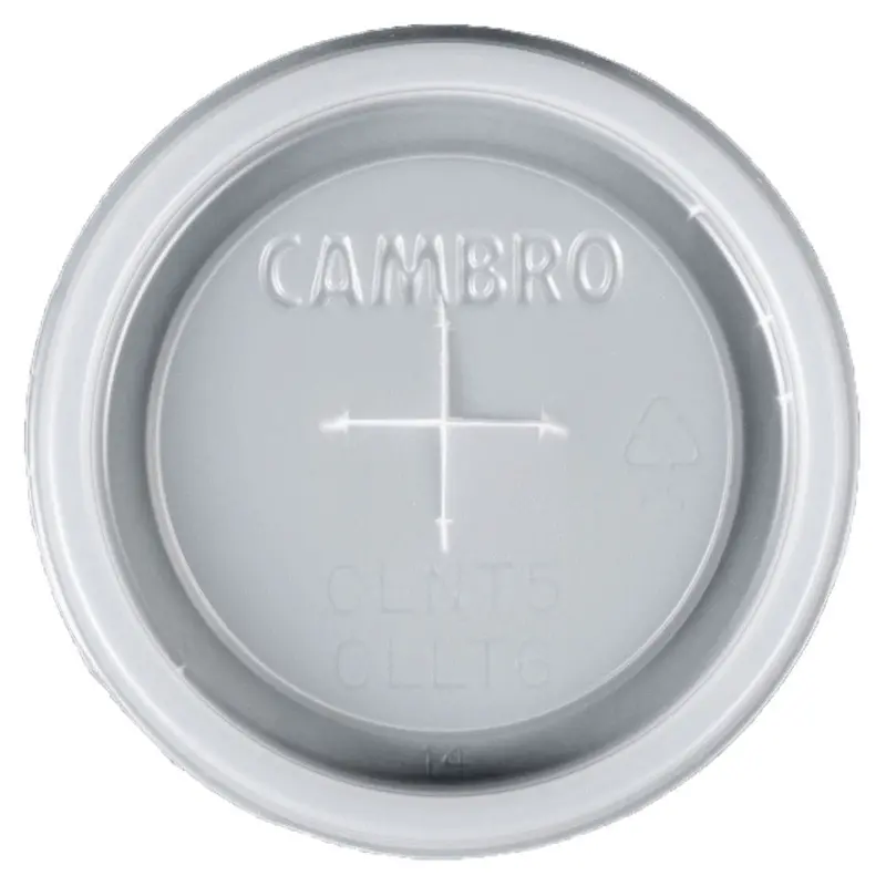 Cambro Camlids Newport Mini Tumbler Lid – 6.4 Oz Size, Translucent, 1500-Count Pack 1