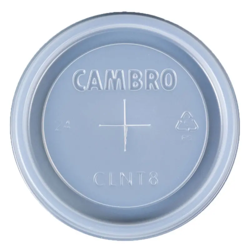 Cambro Camlids Standard Tumbler Lid – 8 Oz Compatibility, Translucent, 1000-Count 1