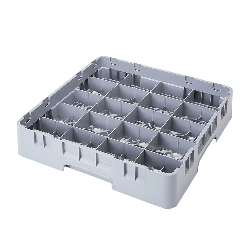 Cambro Camrack 20-Compartment Cup Rack – Gray 1