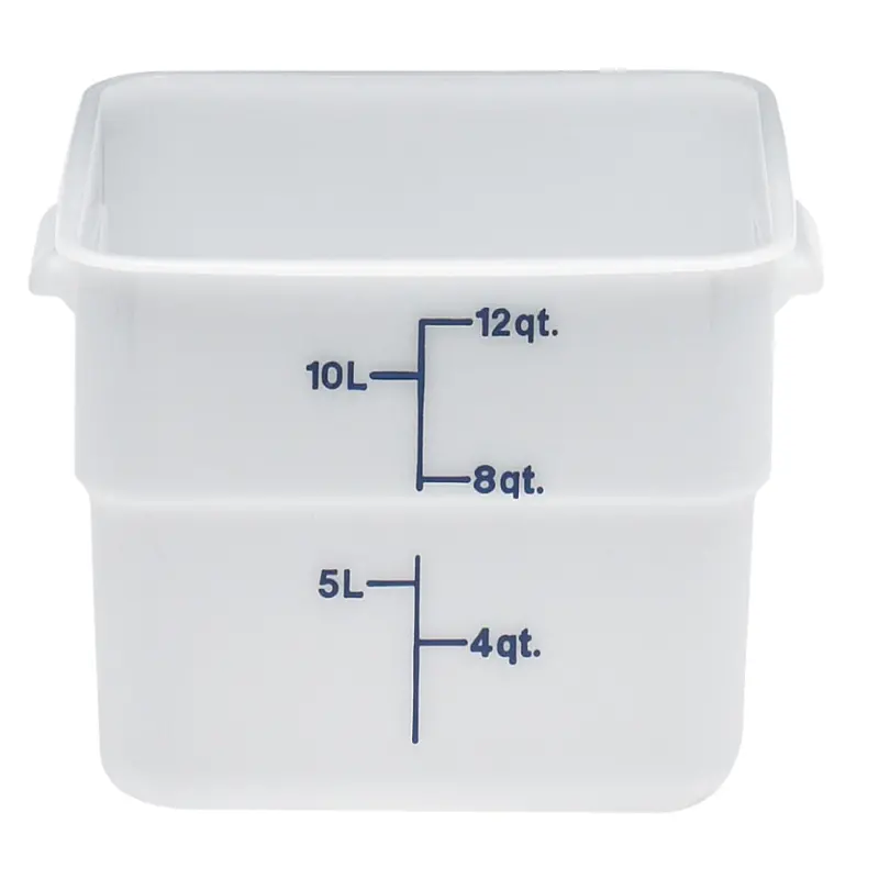 Cambro Camsquare Food Storage Container – 12-Quart Square Nsf-Certified Bin 1