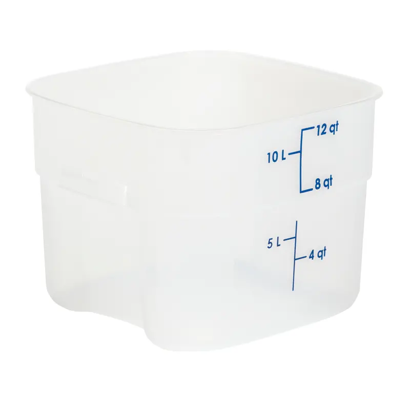 Cambro Camsquares Freshpro Translucent Storage Container – 12 Quart 1
