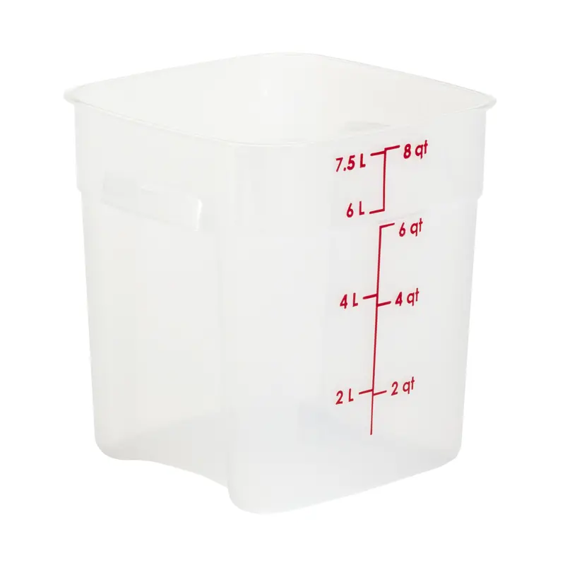 Cambro Camsquares Freshpro Translucent Storage Container – 8 Quart 1