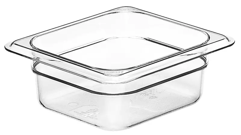 Cambro Camwear 1/6 Size Clear Food Pan – Ideal For Sauces And Garnishes 1