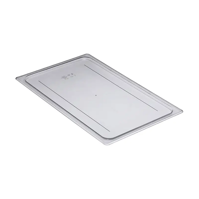 Cambro Camwear Full-Size Clear Flat Food Pan Cover 1