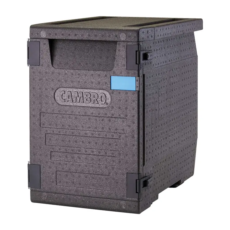 Cambro Epp400110 Cam Gobox Front-Loading Insulated Carrier – 40-Quart, Black 1