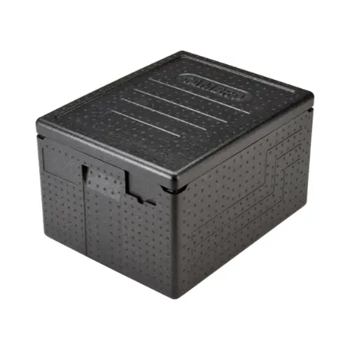 Cambro Eppmtsw Insulated Top-Loading Gobox For Meal Trays (Black) 1