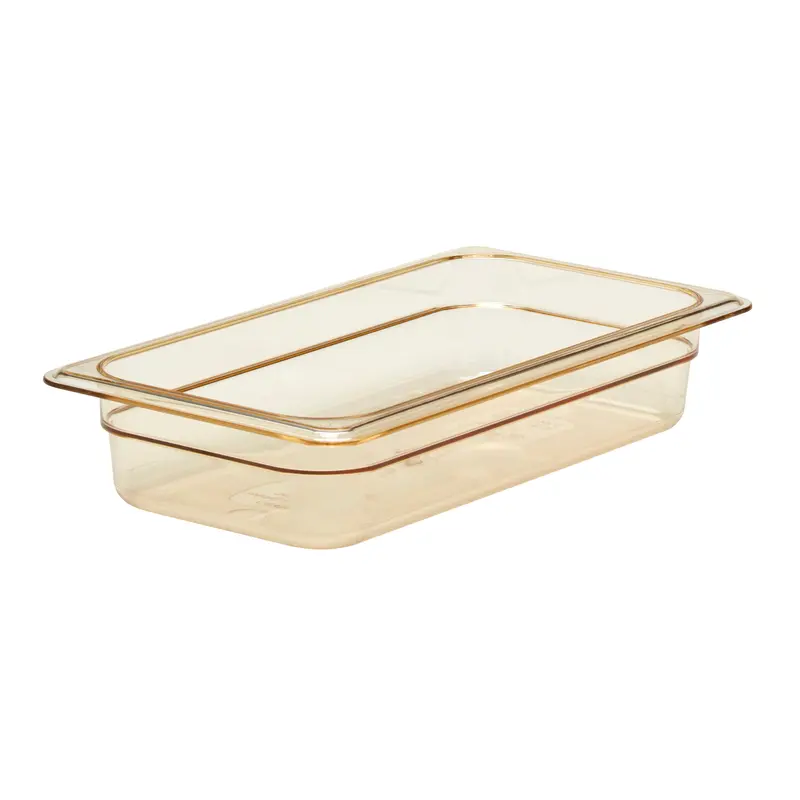 Cambro High Heat Amber 1/3 Size Food Pan 1
