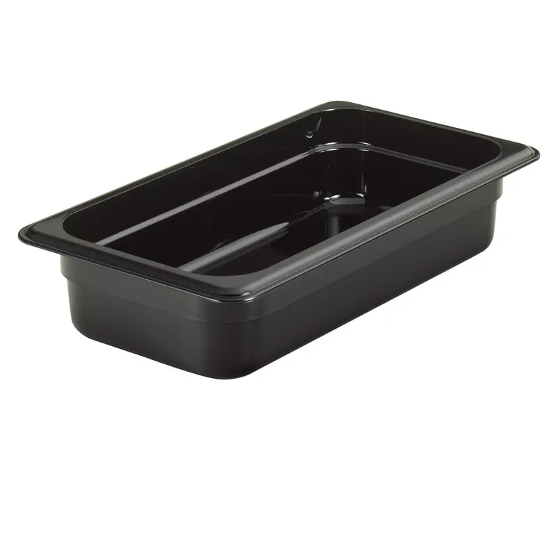 Cambro High Heat Black 1/3 Size Food Pan 1