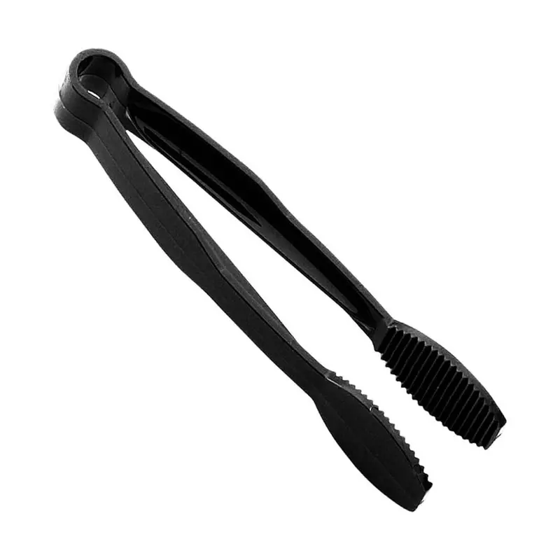 Cambro Lugano Flat-Grip Tongs – 6 Inch, Black 1